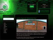 Tablet Screenshot of jordex.co.za